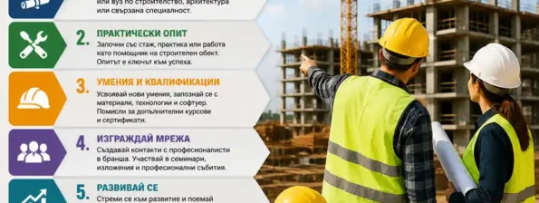 кариера в строителството